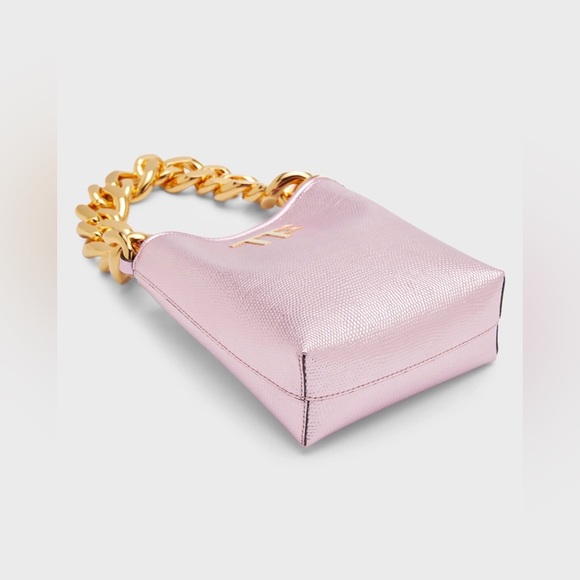 TOM FORD NWT
TF Mini Metallic Lizard-Print
Chain Top-Handle Bag - Picture 3 of 9